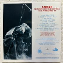 SAMSON featuring Bruce Dickinson / サムソン / LIVE AT READING '81_画像2