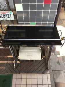 未使用 大きな鉄板 鉄板 約 780mm×440mm 深さ30mmくらい 2ミリ厚 ＢＢＱ イベント 模擬店 お好み焼き 焼きそば バーベキュー アウトドア