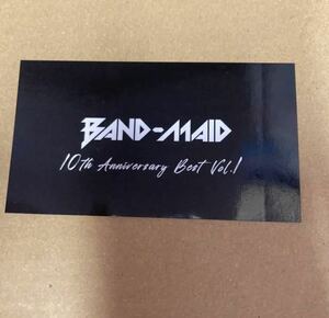 即決 BAND-MAID 10th Best Vol.1 特典ステッカー単体 新品