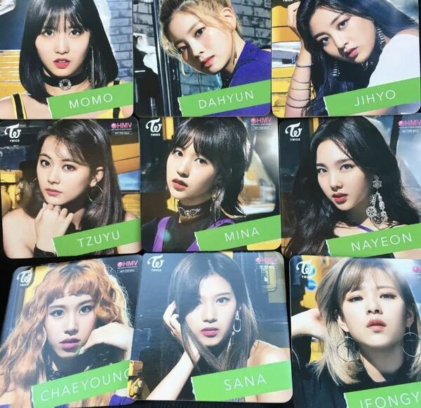 即決 TWICE HMV非売品コースター9種セット 新品