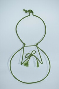  fan . collection cord . shape green color tea utensils fan ... type 04-4123