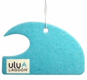 ULU LAGOON エアフレッシュナー（Blue Mini Wave） USDM アロハ Hawaii ハワイ雑貨 アメ車 アメリカ 北米トヨタ 北米日産 北米 HDM