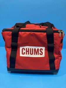* price decline [ unused amateur storage goods ]CHUMS| Chums | Chums Logo four double box S camp gear storage case interior costume box . tote bag 
