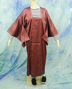 (120) kimono rain coat long SILK silk beautiful goods Japanese Kimono coat for rain 84cm rain coat