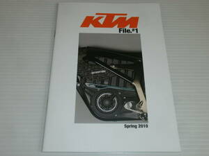 【カタログのみ】KTM File.1　2010 Spring