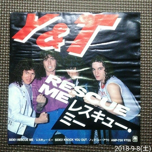 邦盤7'' Y&T / RESCUE ME レスキューミー/ KNOCK YOU OUT AMP-738