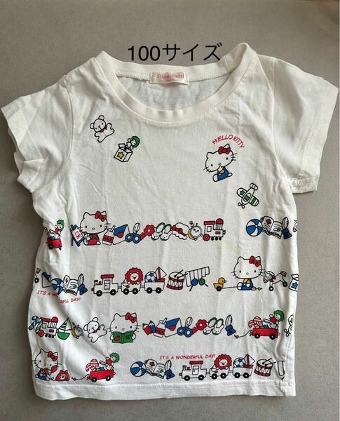 Sanrio(サンリオ) Hello Kitty(ハローキティー)　半袖Tシャツ 100cm