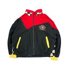 【XL】USA 古着 25th WINSTON CUP ウィンストンカップ BIGLOGO ビッグロゴ NYLON JACKET ナイロンジャケット ブルゾン レッド_画像3