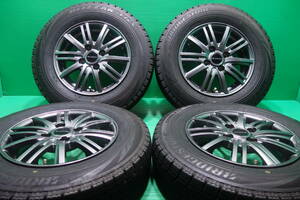 K2347-20 送料無料 155/80R13 スタッドレス 4本セット ブリヂストン VRX 8分山 溝たっぷり ハスラー Kei ソリオ