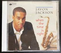 When the Time Is Right / Javon Jackson 中古CD　輸入盤　BLUE NOTE_画像2