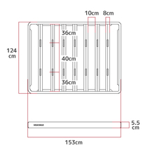 ロックンロードA クランプセット ルーフラック/フラットラック 153x124cm レクサス UX A10型 2018年式以降現行 YAKIMA ヤキマ 正規品_画像5