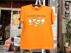 非売品！ソニープラザ×アニメ「ピーナッツ」　ハロウィーン仕様のTシャツ　サイズS