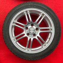 タイヤサイズ前後違う。BRIDGESTONE ECO FORME CRS-112 17 インチ×7J＋38 PCD114.3 5穴 GOOD YEAR 225/45R17-245/45R17スタッドレス4本。_画像4