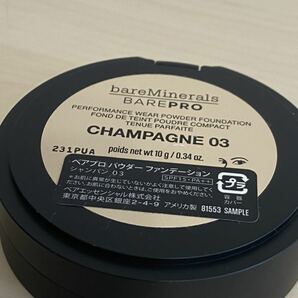 ベアミネラル ベアプロ パウダー ファンデーション 03 シャンパン 未使用 保管品 定形外発送は220円 パウダーファンデーの画像4