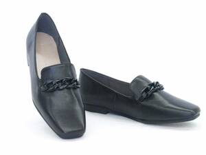  page ob dia Lee pageofdiary 4882 black 24.0cm casual pumps cutter pumps natural leather 