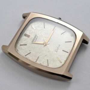 パーツ取用 For Parts【SEIKO】セイコー DOLCEドルチェ QUARTZ Ref.5931-5340 29mm Square Gold Tone NSAG 動作品 バンド無 #P38-578-9