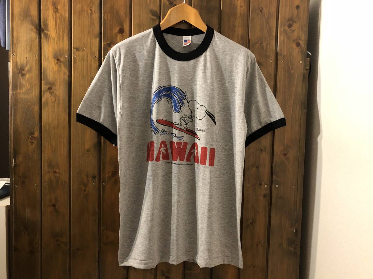 年最新ヤフオク! スヌーピー ハワイ tシャツの中古品・新品・未