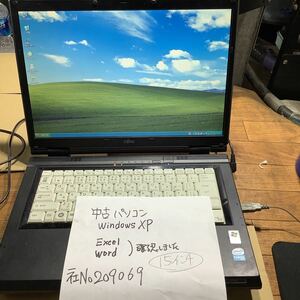 富士通 FMVー A6255 中古品WindowsXP 15インチ一般的な通電まで済みです。