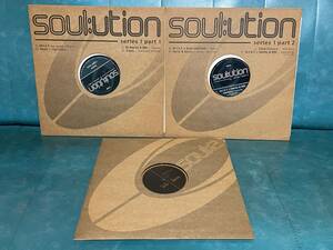 UK盤 ドラムンベース レコード Soul:ution series part1&2 soul:r St.cal Red light 5枚 DJ Marky&XRS M.I.S.t Sonic&silver ソウル ジャズ