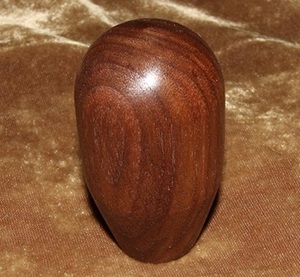 木製シフトノブ(材質：ウォールナット）12x1.25mm（AC-42.5D75.3L)