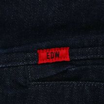 EDW BY EDWIN エドウィン EDW501 ワンウォッシュ★ ストレッチ ジップ デニム ライト ジャケット ブルゾン Sz.L　メンズ　C3T07661_9#O_画像4