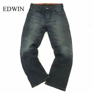 EDWIN エドウィン 秋冬 ER003W ジャージーズ 加工 裏起毛★ 防風 防寒 デニム パンツ ジーンズ Sz.S　メンズ バイク用に　C3B03560_9#Q