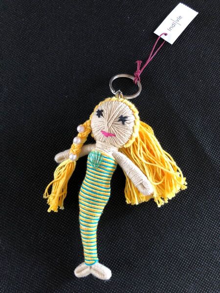 インドネシア雑貨 マーメイド ストラップ キーホルダー