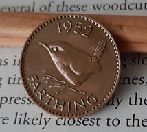 100枚セット イギリス 1937~1952年 ブロンズ ファジング 英国コイン 小鳥のデザイン 美品です 本物 アンチーク ヴィンテージ ジョージ王_画像3