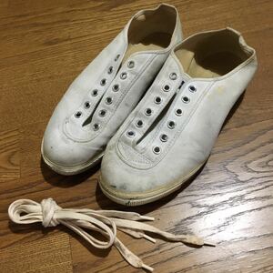 昔の sekaicho 世界長 キャンバス シューズ 運動靴 記載サイズ25cm☆昭和レトロ