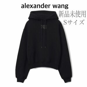 ■ alexander wang.t コットン テリー ロゴフーディ ■ 