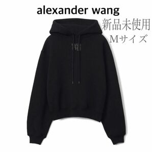 ■ alexander wang.t コットン テリー ロゴフーディ ■ 