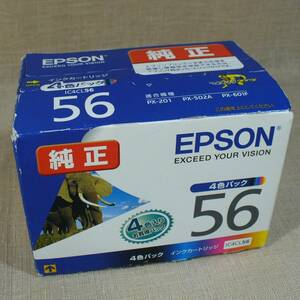 エプソン 純正インク　IC4CL56　ICBK56 / ICC46 / ICM46 / ICY46　4色パック　箱入り未開封！