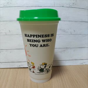 未使用　スタバ　スヌーピー　リユーザブルカップ　 PEANUTS Snoopy Brothers オフホワイト　473ml　スターバックス　STARBUCKS　２弾