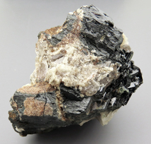 エジリン Aegirin 結晶 美しい標本 マラウイ産 瑞浪鉱物展示館 4702_画像2