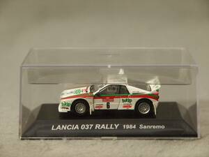 1/64 ランチア 037 Rally 1984年 サンレモ3位 #6 ミキ・ビアジオン CM's ラリーカーコレクション SS18 Lancia&Fiat 【カバー付　紙箱無】