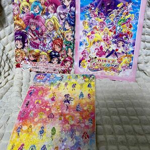 プリキュアぴあ & プリキュアオールスターズ　みんなで歌う奇跡の魔法　パンフレット & シール