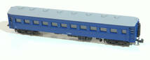【F38E59】TOMIX「オハ35形（ブルー）」ケースなし　国鉄オハ35系客車　中古Nゲージ　ジャンク_画像1