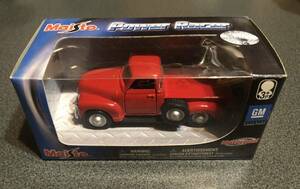  ultra rare *CHEVROLET 3100 1/36MAISTO world. famous car collection Maisto in present! red 