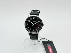 5-18 未使用 タイメックス TIMEX モダン イージー リーダー ブラック 黒 T2N339メンズ レザー 革 ベルト アナログ 腕時計 ②