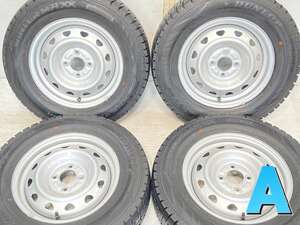 中古タイヤ スタッドレスタイヤ ホイールセット 4本セット 185/70R14 　 14x5.0 100-4穴 ダンロップ ウィンターマックス WM02