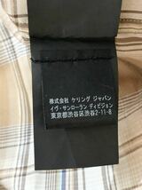 キムタク着 私物 Saint Laurent サンローラン エディスリマン期 チェックシャツ 36 ベージュ 木村拓哉_画像8