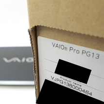 VAIO Pro PG3 VJPG138000464 256GB 13.3型 ソニー バイオ ノートPC 新品・開封品 送料無料 質屋 神戸つじの_画像4