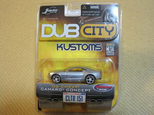 未開封品 JADA TOYS 1/64 「DUB CITY KUSTOMS (2006 WAVE14) '06 CHEVY CAMARO CONCEPT(silver)」