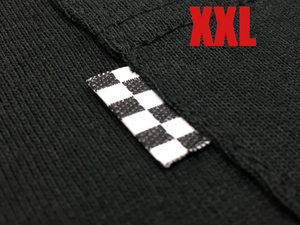 POCKET L/S T-shirt BLACK XXL/黒2xl大きめサイズ長袖ポケットtシャツロンteeポケtee無地厚手生地ヘヴィーウェイトvansヴァンズバンズ90s