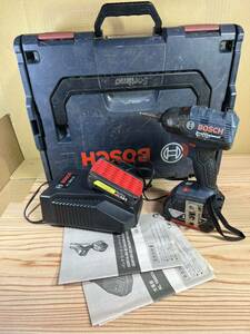 P917-1 BOSCH ボッシュ インパクトドライバー GDR18V-EC 18V バッテリー 2.0Ah /4.0Ah 充電器付 現状品