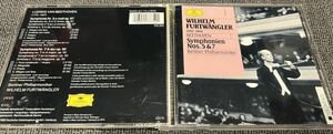 【送料無料】フルトヴェングラー /ベルリンフィル　ベートーヴェン　交響曲第5、7番　(1943年ライヴ)　DG輸入盤CD 中古品