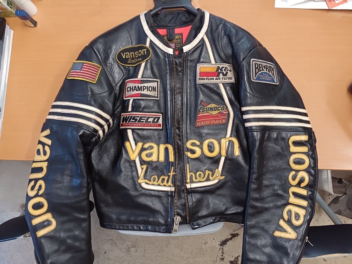 年最新ヤフオク!  vanson ライダース の中古品・新品・未使用