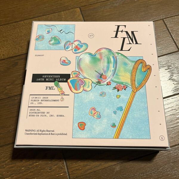 seventeen FML アウトボックスCD 歌詞カード