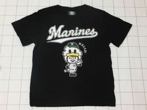 ◆Tシャツ 子供用 半袖 サイズ(120) Laundry(ランドリー)千葉ロッテマリーンズコラボ◆古着 美品 同梱可 キッズ Kids 野球 応援 ZOZOマリン