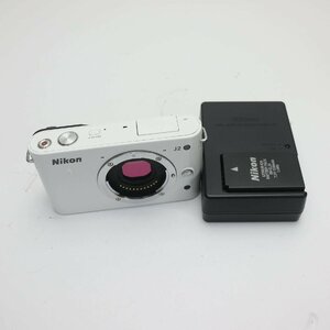 超美品 Nikon 1 J2 ボディ ホワイト 即日発送 ミラーレス一眼 ニコン 本体 あすつく 土日祝発送OK